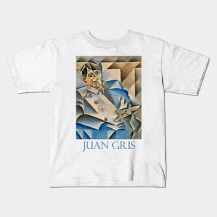 Portrait of Pablo Picasso by Juan Gris Kids T-Shirt